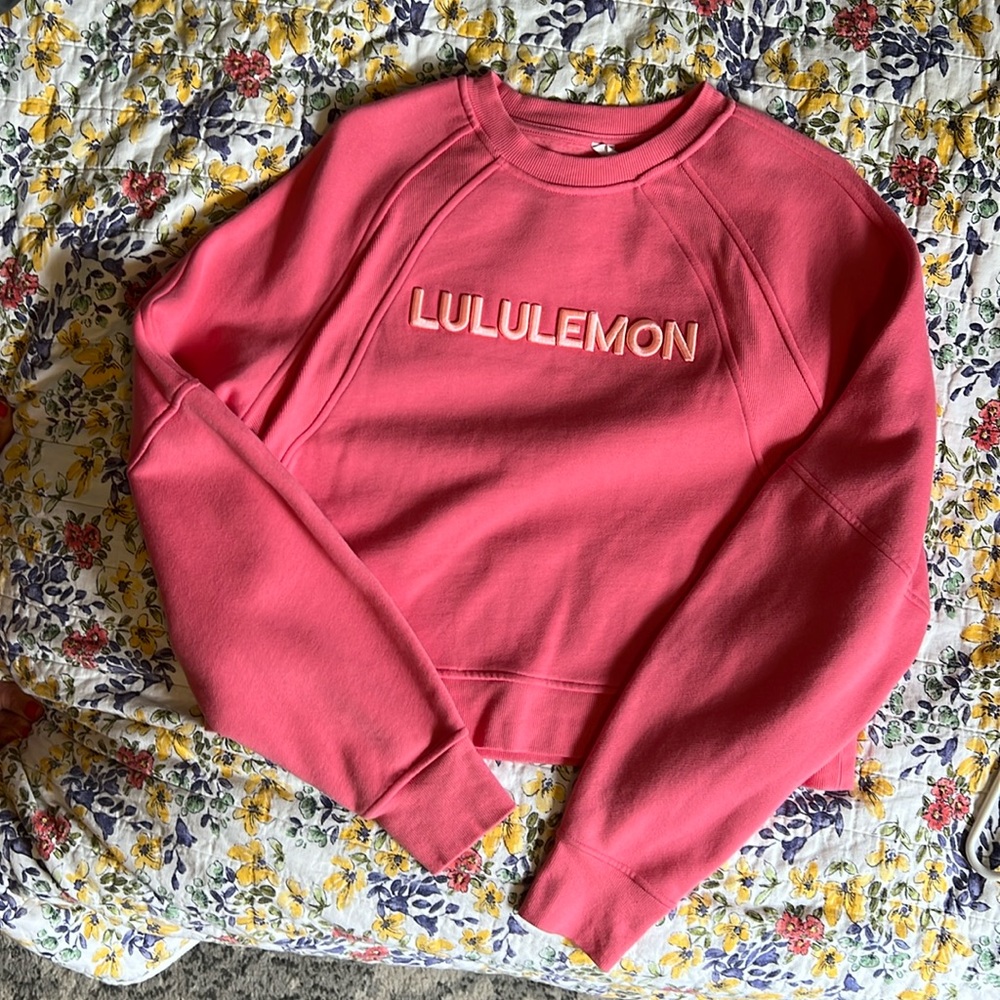 Lululemon Scuba Oversized Pullover Wordmark